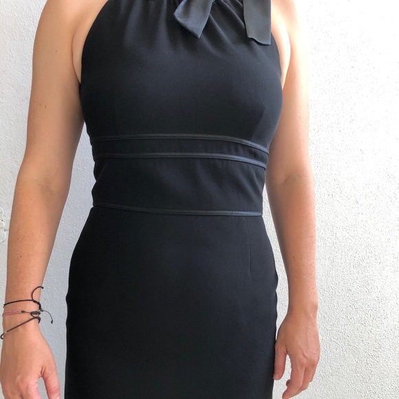 Ann Taylor Little Black Dress with ribbon - Picture 6 of 8
